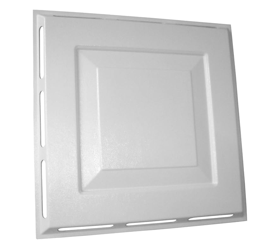 White plastic air vent deflector