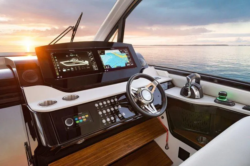 Plastic dash on a boat.