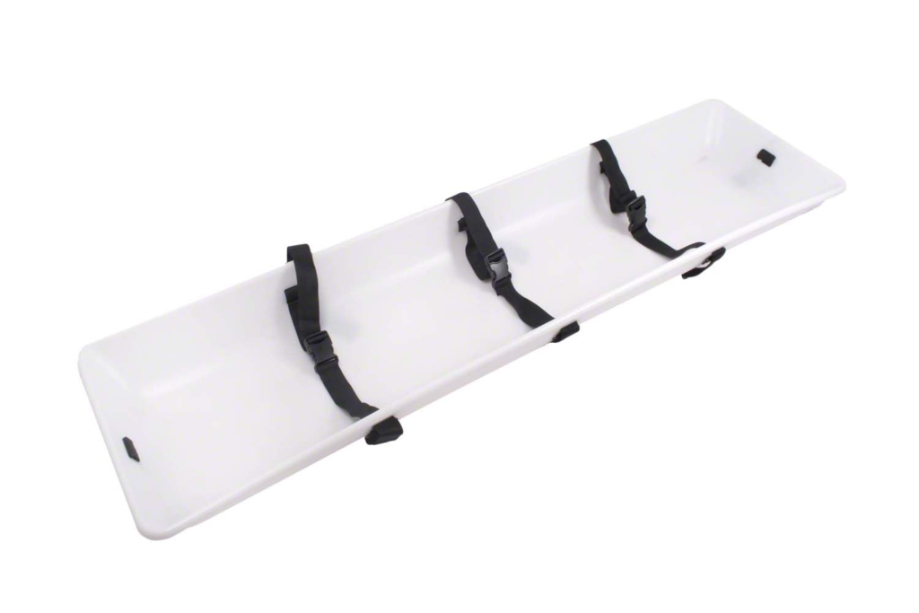 White plastic medical tray